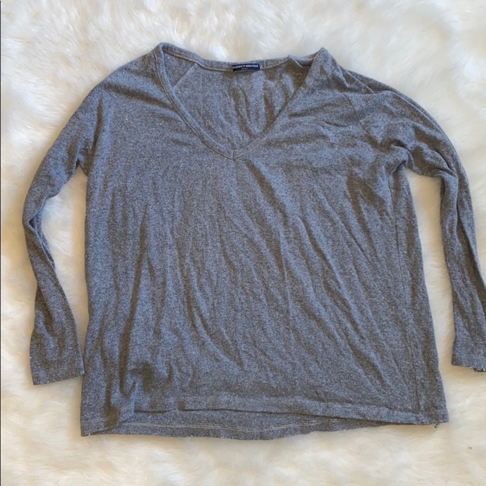 super soft oversized grey sweater